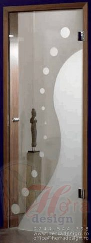 Usi din sticla batante