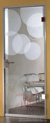 Usi din sticla batante