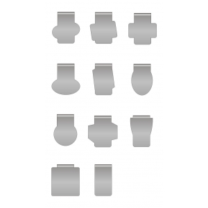 Semne de carte metalice