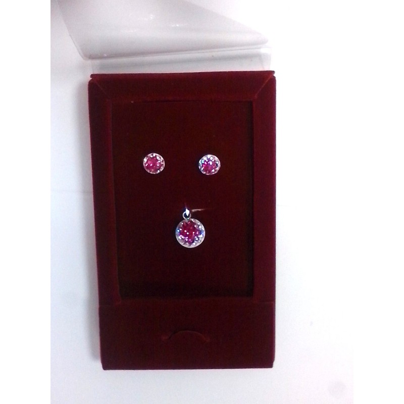 Set argint cristale Swarovski
