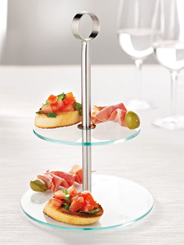 Etajera de sticla SONNY