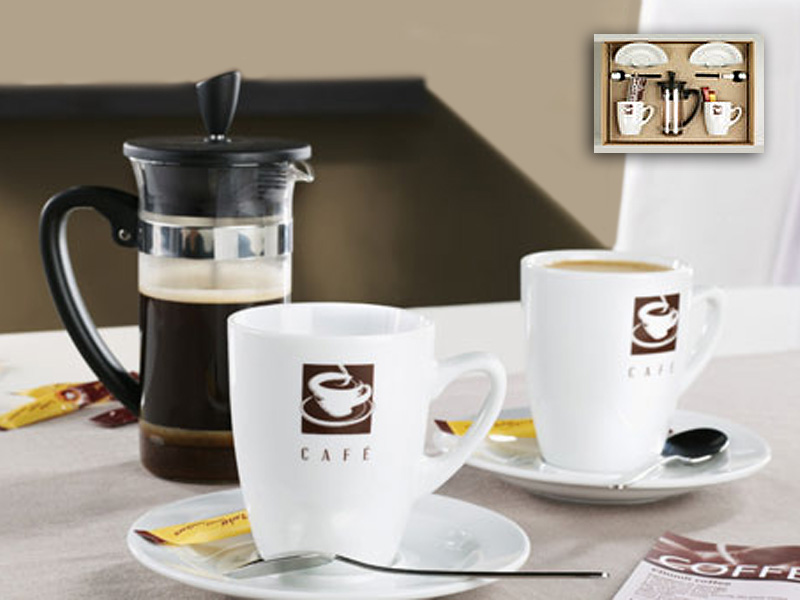 Set cesti portelan Ravenna Kaffee