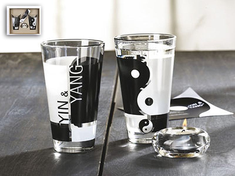 Set pahare Yin & YANG