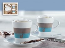 Set cesti portelan VALENCIA CAPPUCCINO