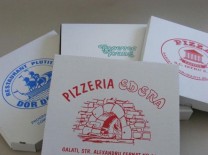 Cutii pizza personalizate