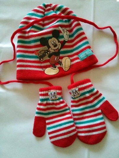 Set caciula si fular copii