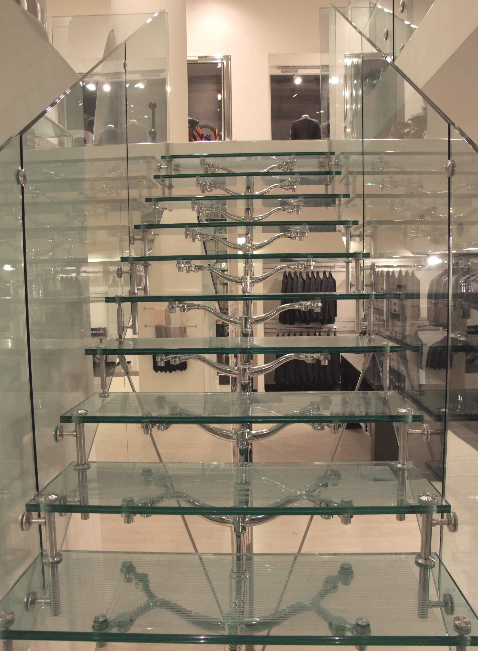 Scari interioare sticla