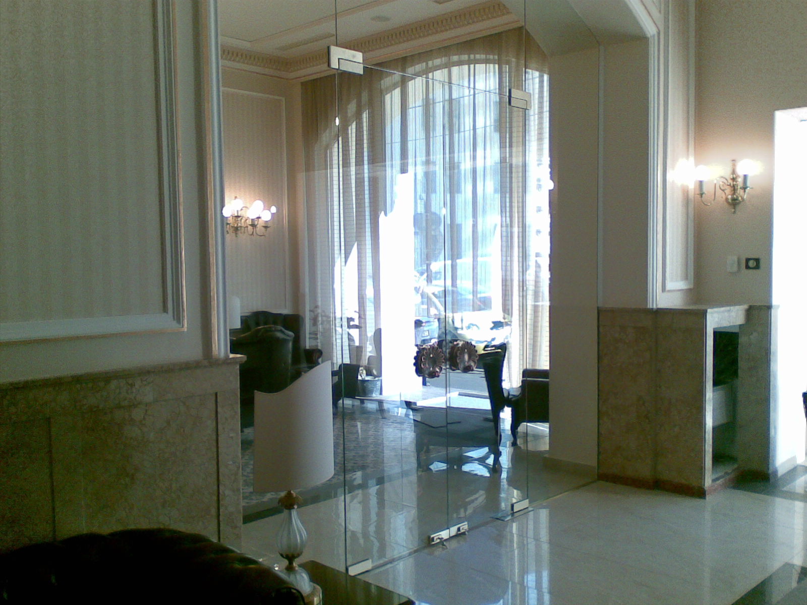 Usi sticla interior