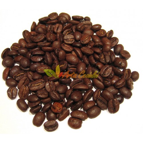 Cafea boabe cu aroma de caramel