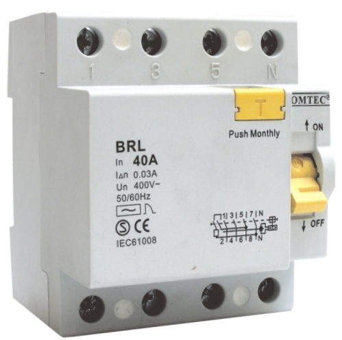 Siguranta diferentiala Comtec 300mA 4P 25A