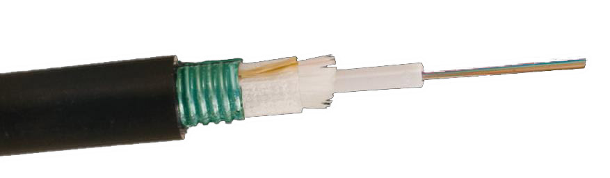 Fibra optica armata metalic SM 12 fire