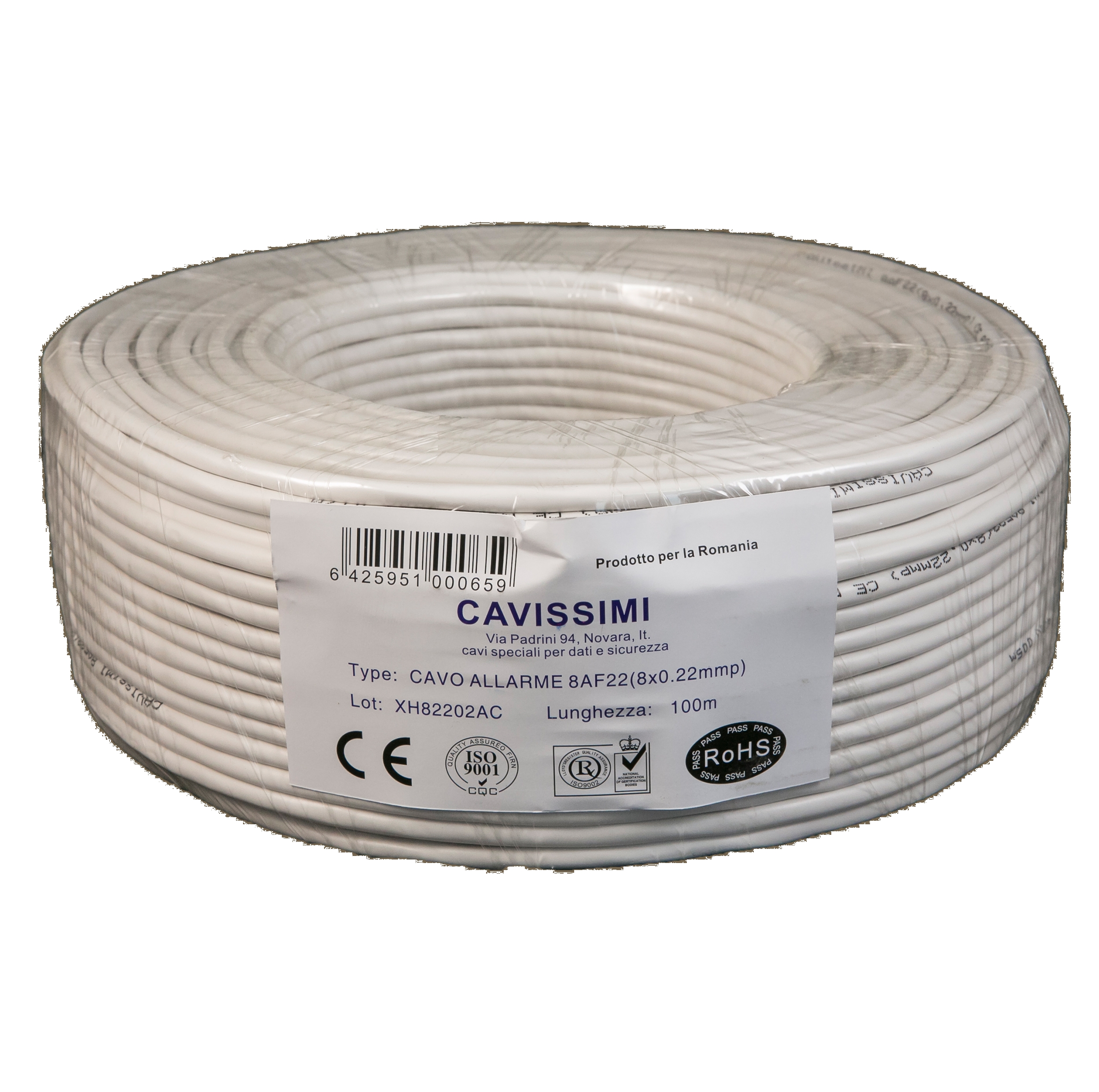 Cablu alarma efractie LYY(ST)Y / AF 8x0.22