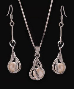 Set bijuterii cu perle