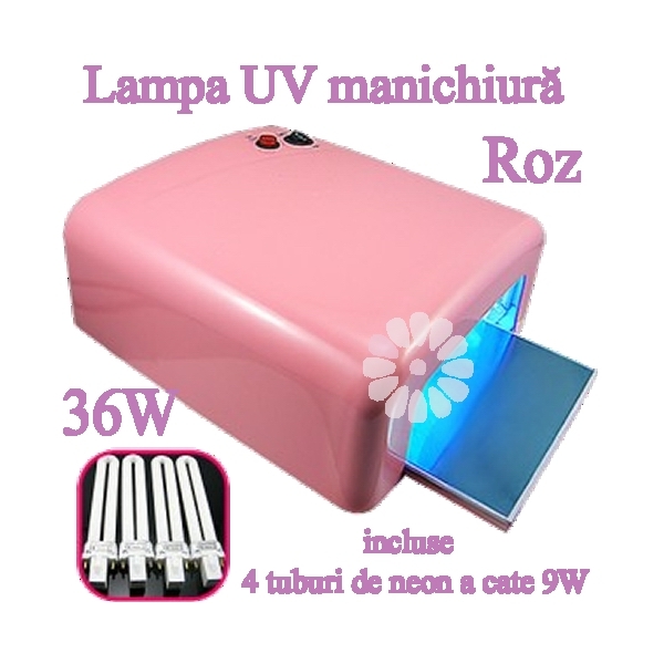 Lampa UV 36W manichiura ROZ