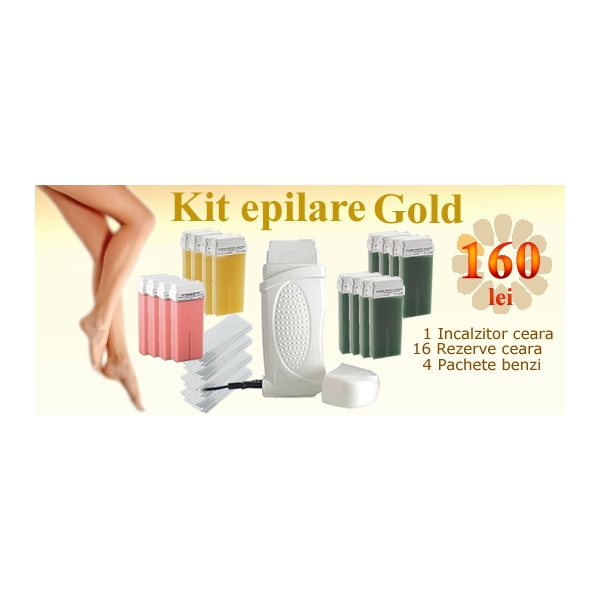 Kit 3 epilare Gold