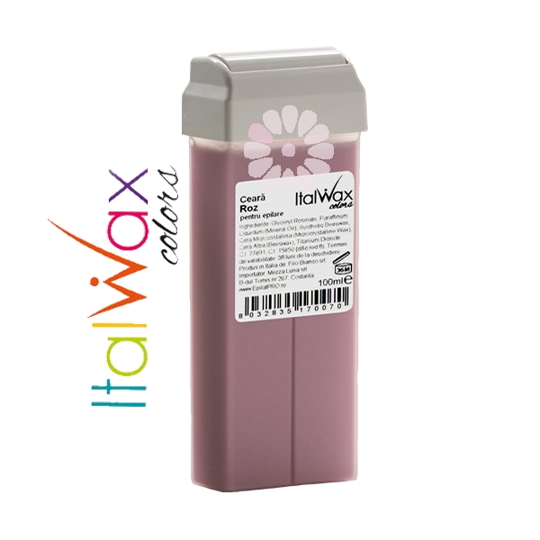 Ceara epilat Titan Rosa de unica folosinta 100ml - ItalWax Colors