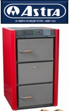 Cazan pe combustibil solid