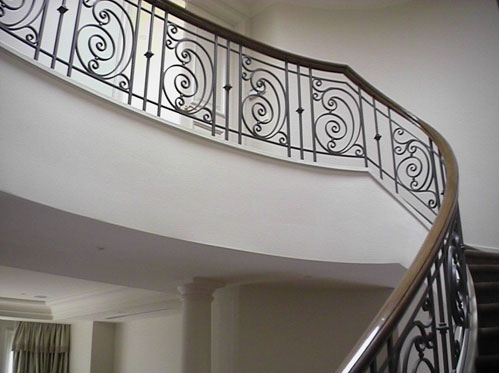 Balustrade interior fier forjat
