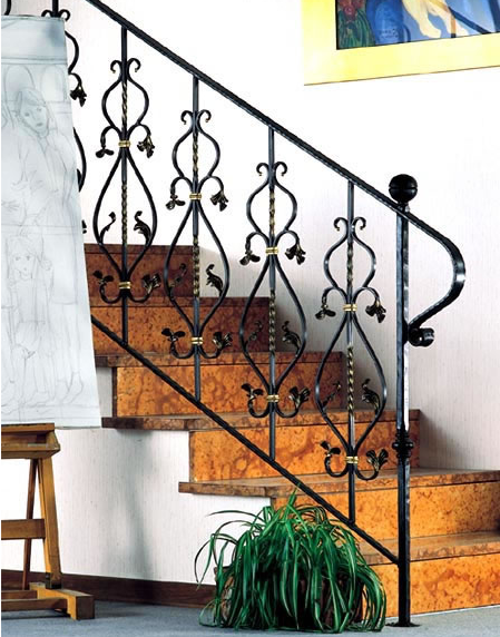 Balustrade interior fier forjat