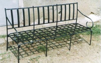 Banci gradina fier forjat