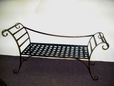 Banci gradina fier forjat
