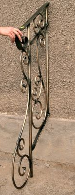 Balustrade interior fier forjat