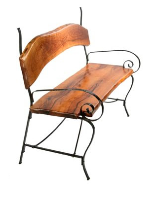 Banci gradina fier forjat