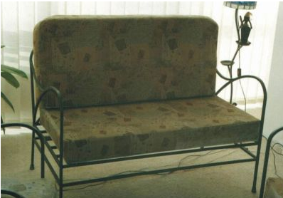 Banci gradina fier forjat