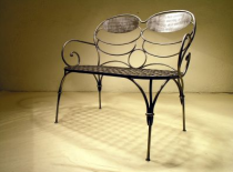 Banci gradina fier forjat