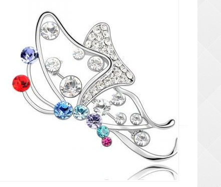 Brose cu cristale swarovski