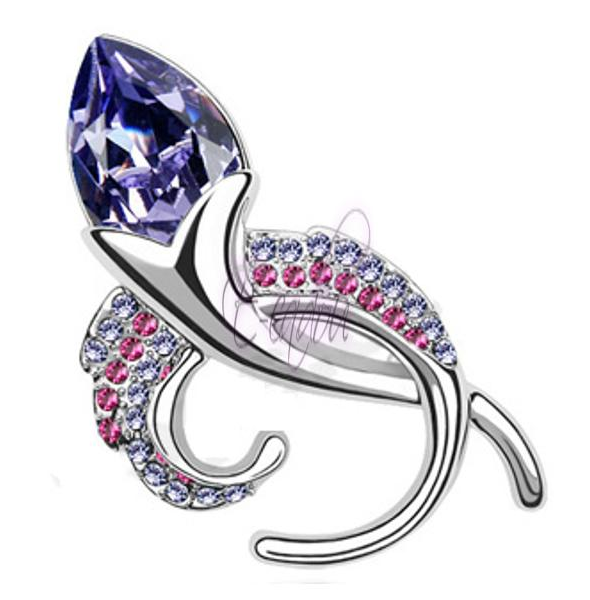 Brose cu cristale Swarovski