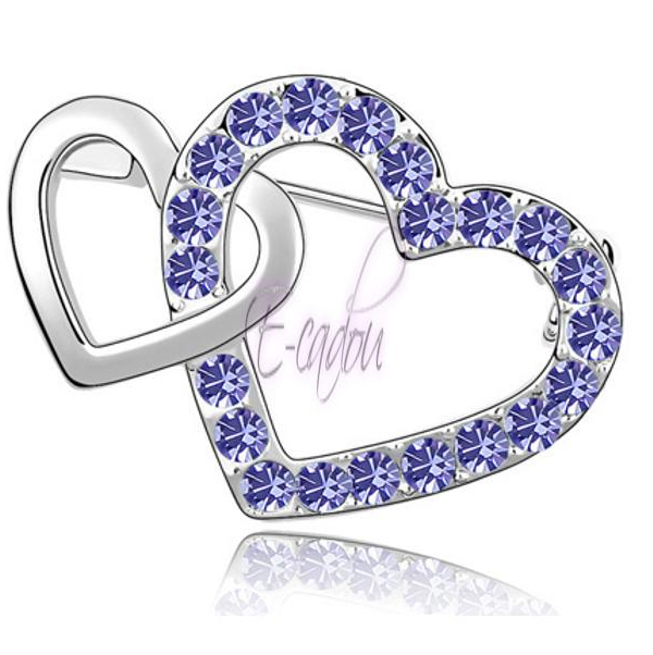 Brose cu cristale Swarovski