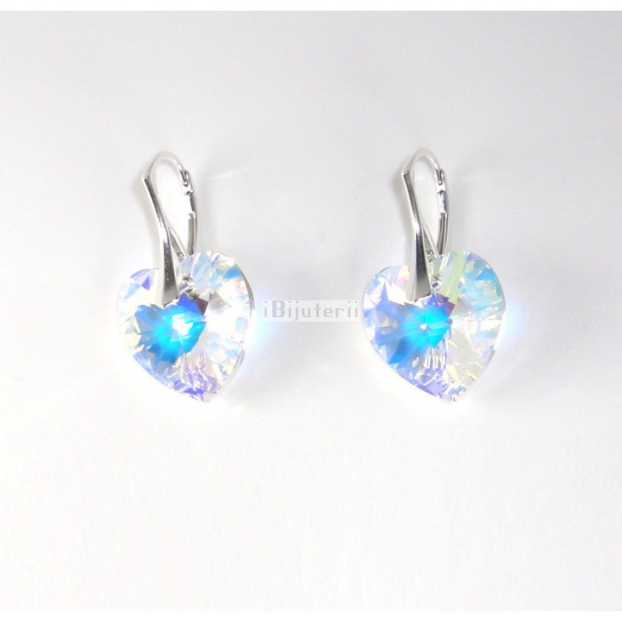 Cercei cu cristale Swarovski