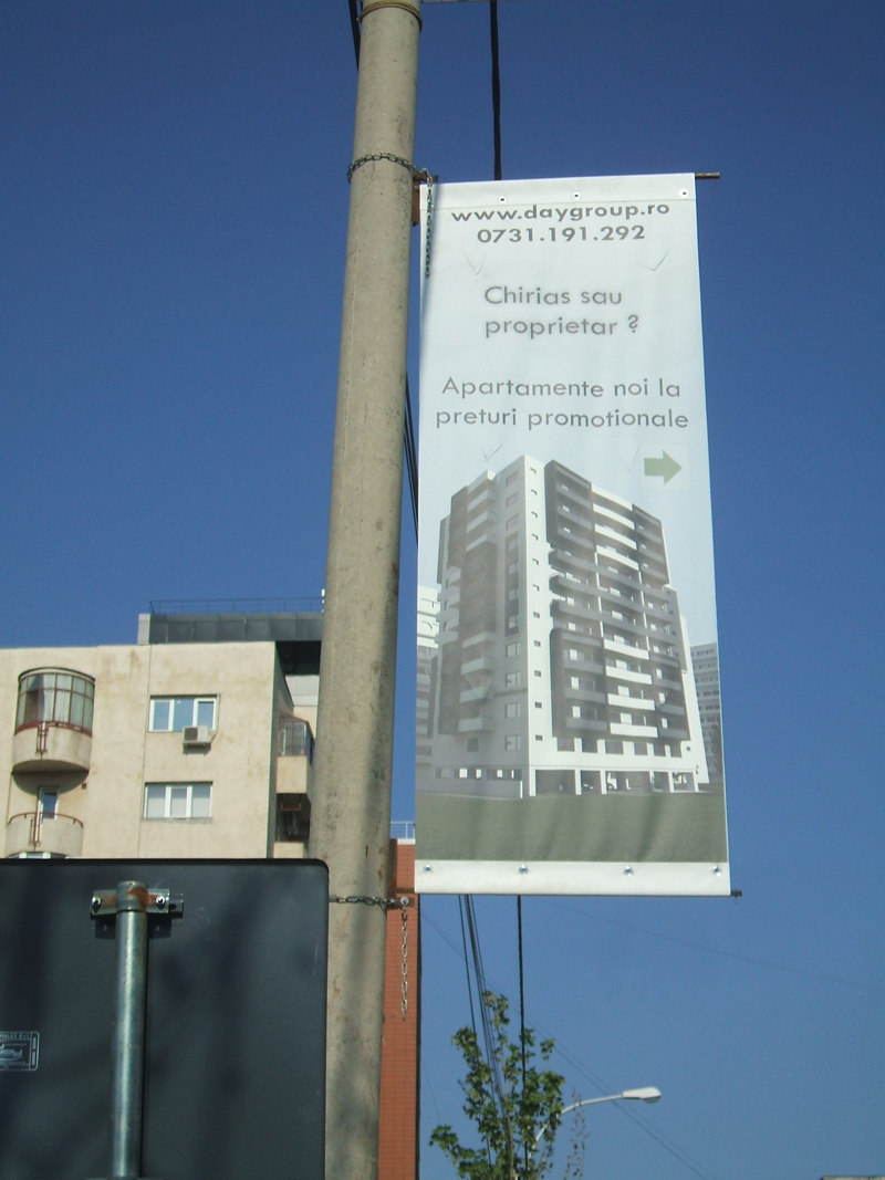 Bannere publicitare outdoor