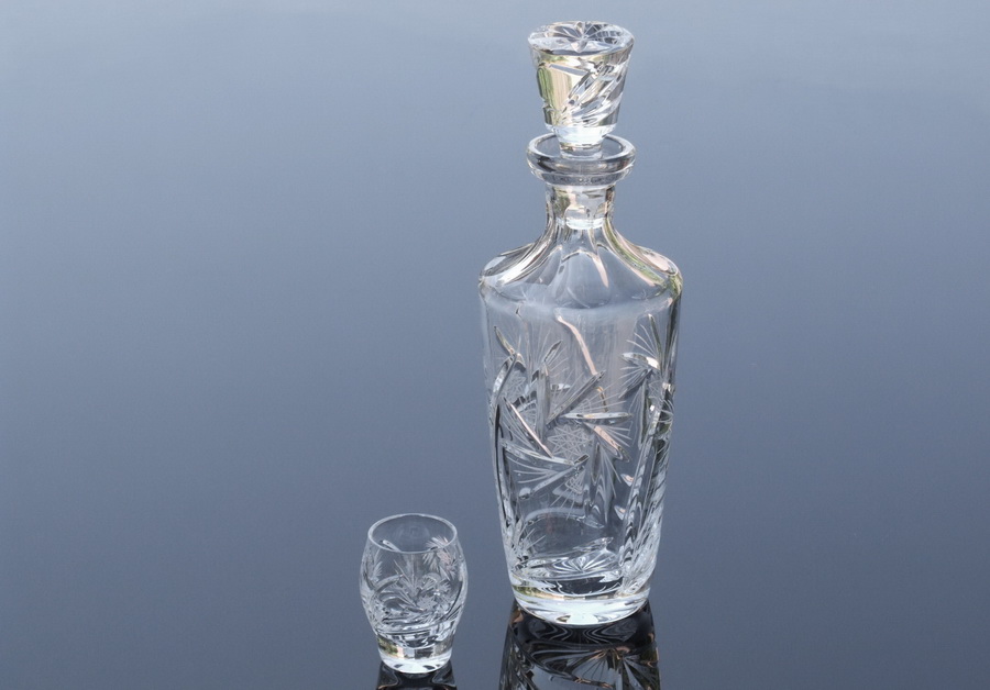 Pahare cristal tuica