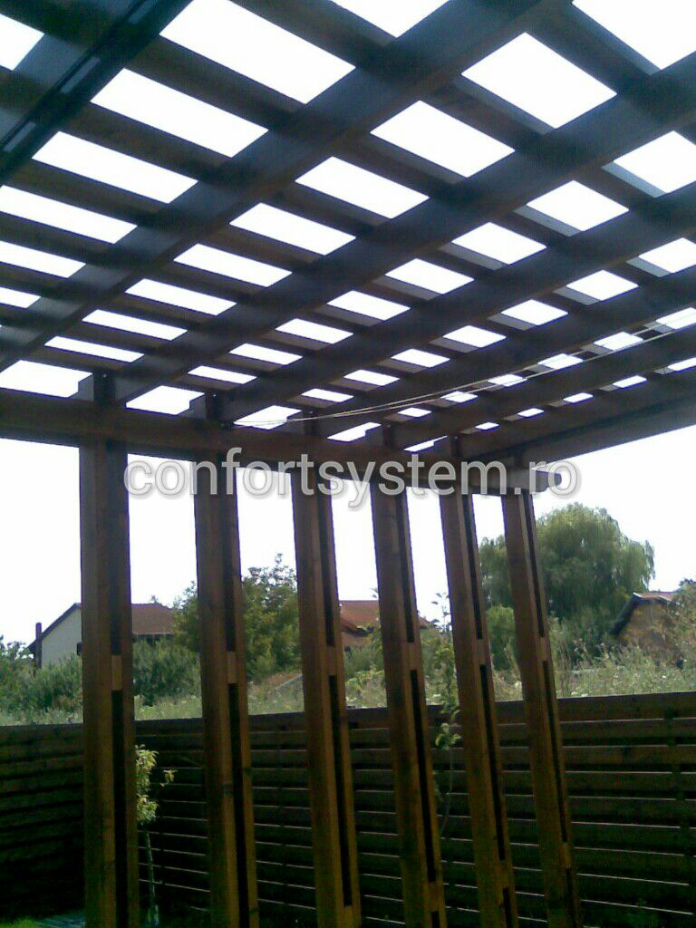 Pergola lemn stratificat