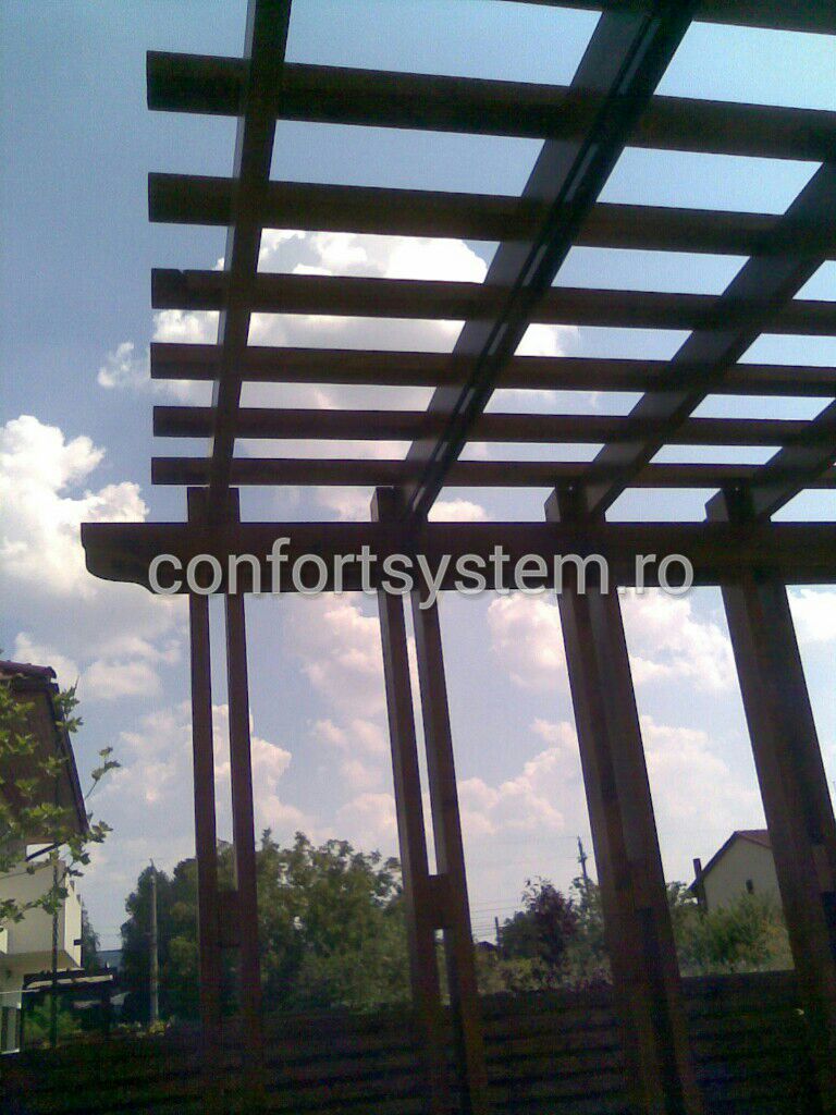 Pergola lemn stratificat