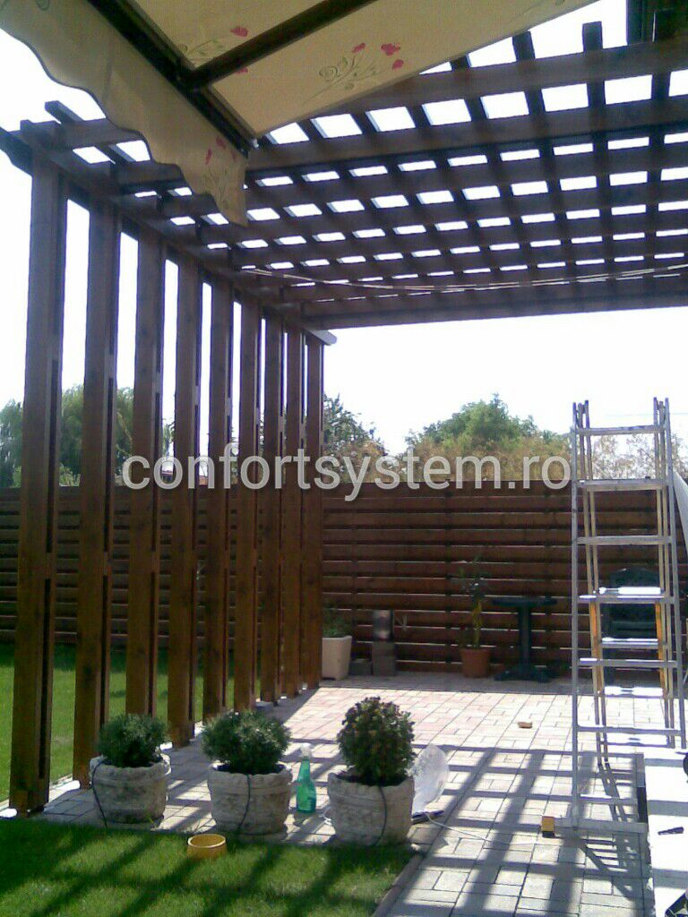 Pergola lemn stratificat