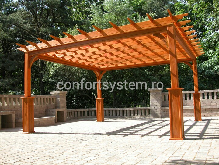 Pergola lemn stratificat