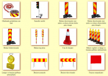 Indicatoare semnalizare lucrari