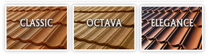 Tigla metalica cu piatra