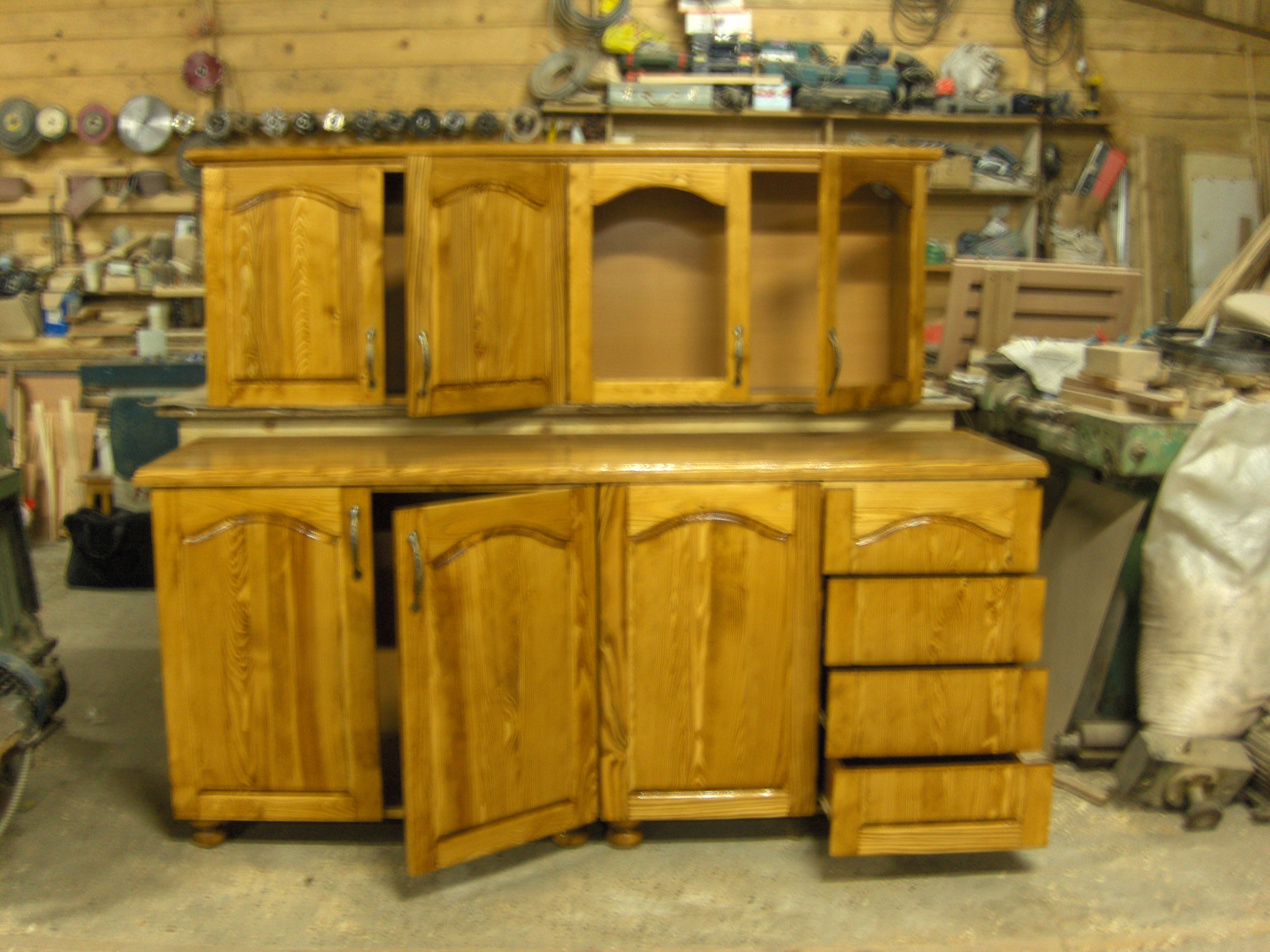 Mobila bucatarie lemn masiv