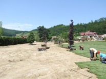Montaj rulouri gazon