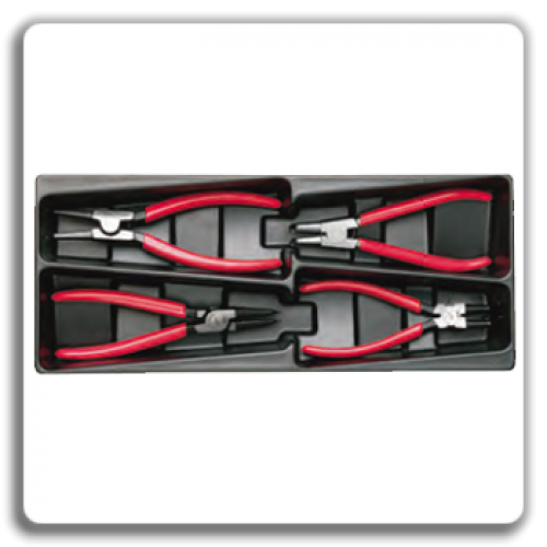 Modul cu 4 clesti inele siguranta manson PVC