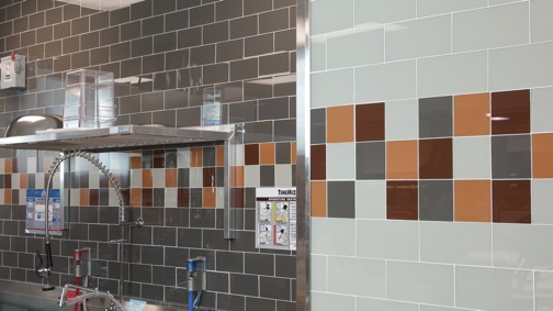 Faianta sticla colorata