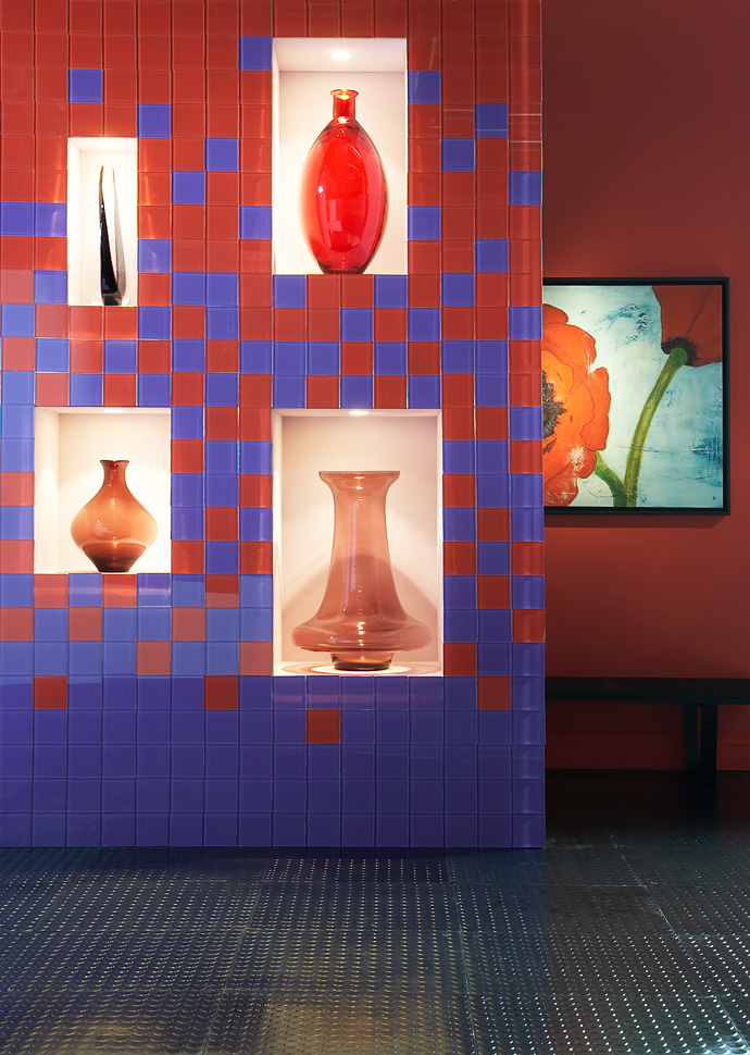 Faianta sticla colorata