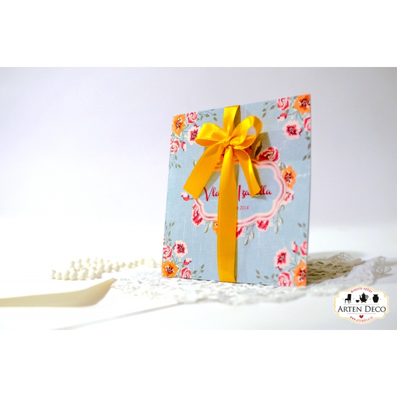 Invitatii nunta handmade