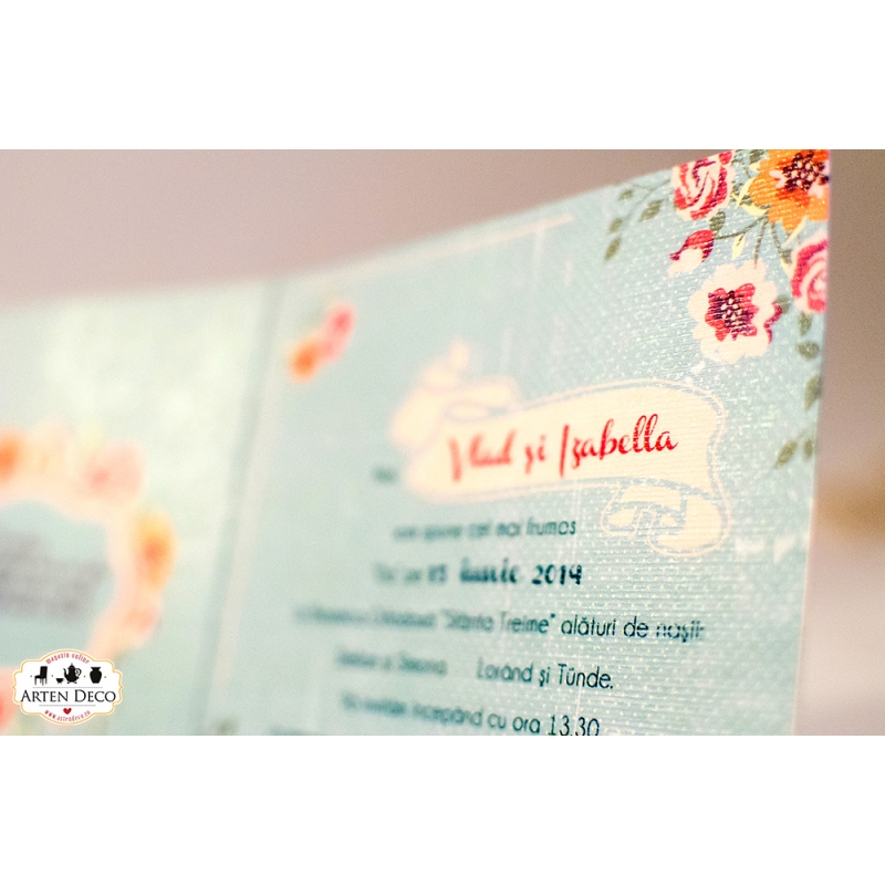 Invitatii nunta personalizate
