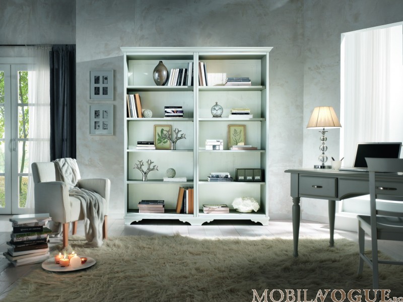 Biblioteca lemn