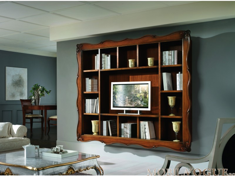 Biblioteca lemn